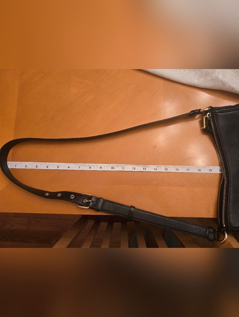 COACH C1648 Ellie File Bag Black Pebbled Leather Crossbody Shoulder Bag Purse ** - Picture 8 of 16